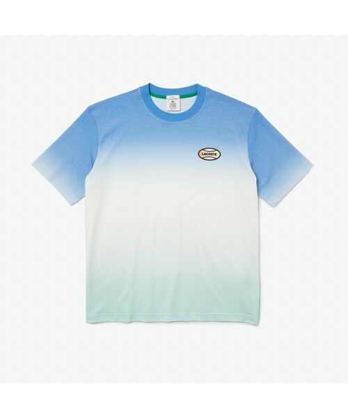 LACOSTE / ラコステ Tシャツ | ラコステライブ グラデーションカラー鹿の子地Tシャツ | 詳細4