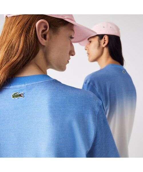 LACOSTE / ラコステ Tシャツ | ラコステライブ グラデーションカラー鹿の子地Tシャツ | 詳細5