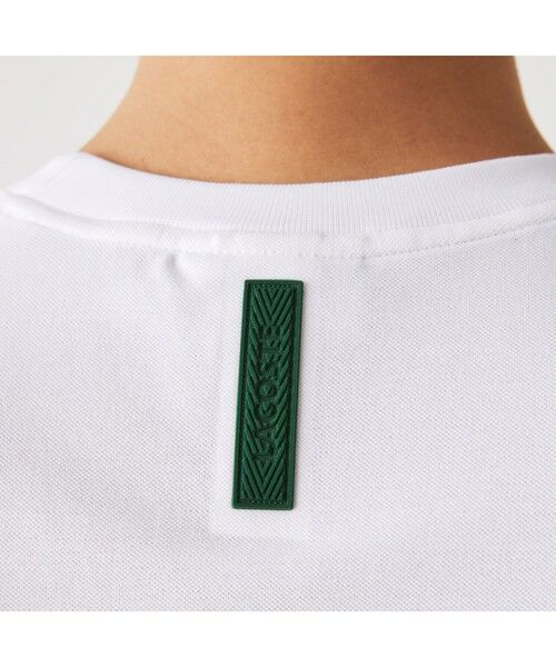 LACOSTE / ラコステ Tシャツ | クロックロゴブロッキング鹿の子地Tシャツ | 詳細5