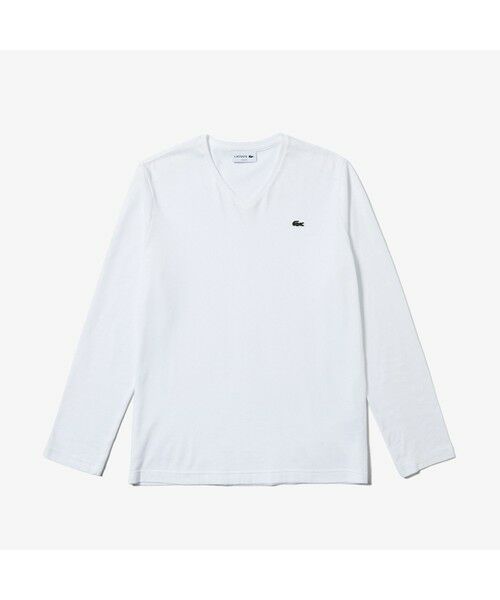 LACOSTE / ラコステ Tシャツ | VネックTシャツ (長袖) | 詳細3