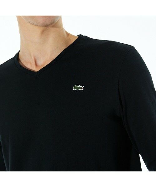 LACOSTE / ラコステ Tシャツ | VネックTシャツ (長袖) | 詳細5