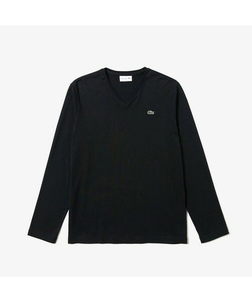 LACOSTE / ラコステ Tシャツ | VネックTシャツ (長袖) | 詳細6