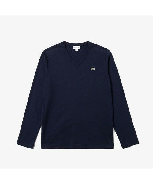 LACOSTE / ラコステ Tシャツ | VネックTシャツ (長袖) | 詳細9