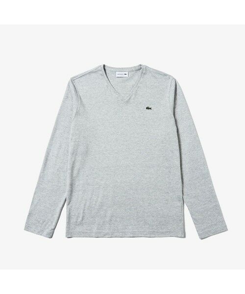 LACOSTE / ラコステ Tシャツ | VネックTシャツ (長袖) | 詳細12