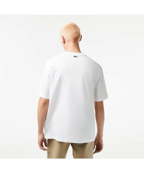 LACOSTE / ラコステ Tシャツ | オーバーサイズヴィンテージワニロゴプリントTシャツ | 詳細2