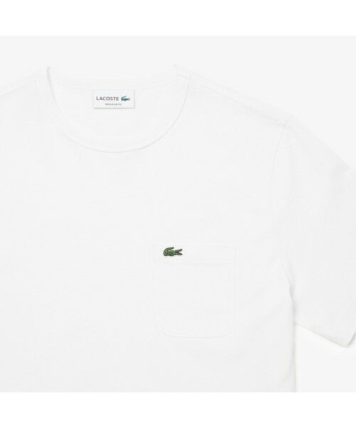 LACOSTE / ラコステ Tシャツ | レギュラーフィット クロコエンブレムクルーネックポケットTシャツ (半袖) | 詳細3