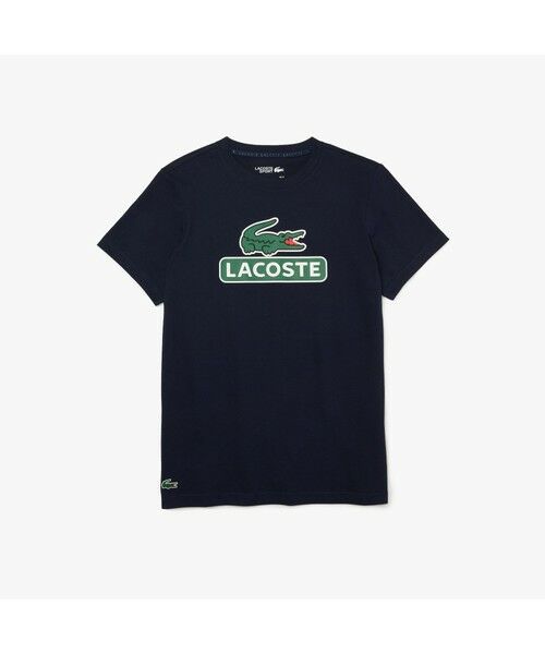 LACOSTE / ラコステ Tシャツ | コットンブレンドウルトラドライビッグロゴTシャツ | 詳細15