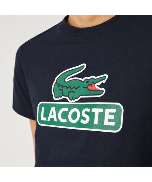 LACOSTE / ラコステ Tシャツ | コットンブレンドウルトラドライビッグロゴTシャツ | 詳細18