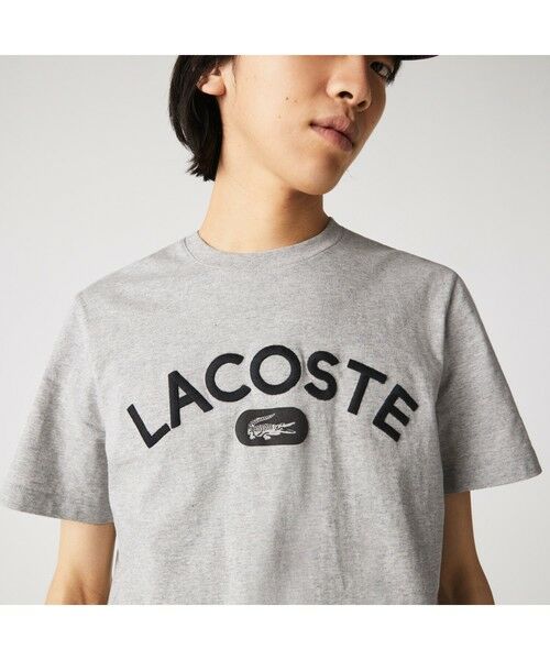 LACOSTE / ラコステ Tシャツ | ステッチ&プリントカレッジTシャツ | 詳細1