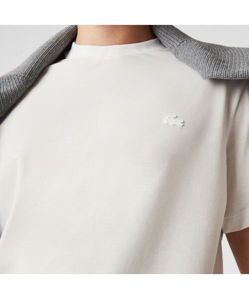 LACOSTE / ラコステ Tシャツ | ウルトラライトピケロゴネックTシャツ | 詳細6