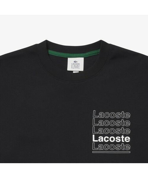 LACOSTE / ラコステ Tシャツ | LACOSTE L!VE レタリングTシャツ | 詳細2