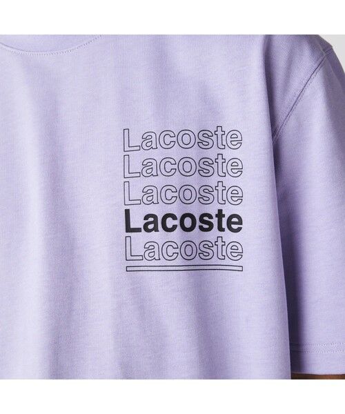 LACOSTE / ラコステ Tシャツ | LACOSTE L!VE レタリングTシャツ | 詳細10