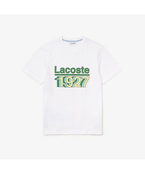 LACOSTE / ラコステ Tシャツ | ヴィンテージプリントコットンクルーネックTシャツ | 詳細4