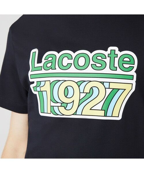 LACOSTE / ラコステ Tシャツ | ヴィンテージプリントコットンクルーネックTシャツ | 詳細8