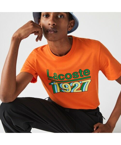 LACOSTE / ラコステ Tシャツ | ヴィンテージプリントコットンクルーネックTシャツ | 詳細10