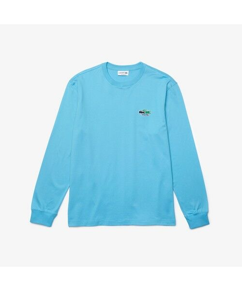 LACOSTE / ラコステ カットソー | マルチクロックエンブレム オーガニックコットンクルーネックロングスリーブTシャツ | 詳細7