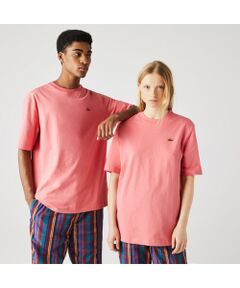 LACOSTE L!VEメタルバッジTシャツ