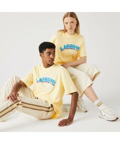 LACOSTE L!VEアーチネームルーズフィットTシャツ