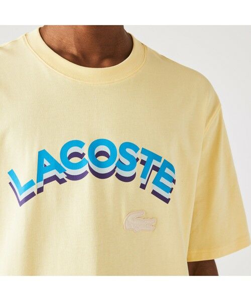 LACOSTE / ラコステ Tシャツ | LACOSTE L!VEアーチネームルーズフィットTシャツ | 詳細4