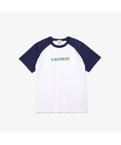 LACOSTE L!VE配色ラグランスリーブTシャツ