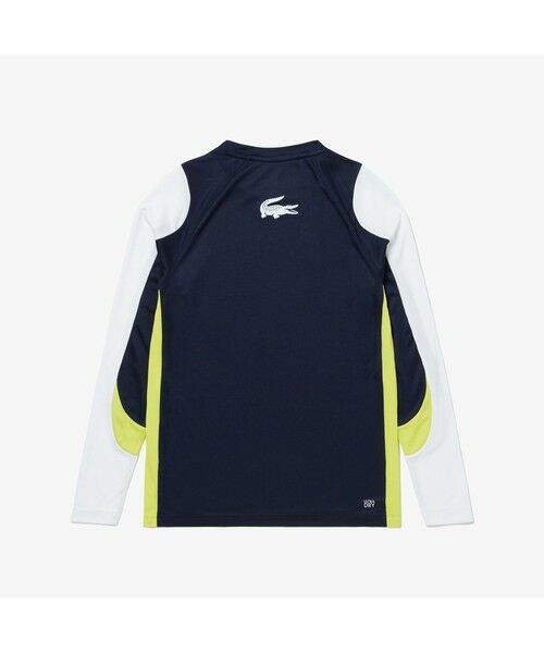 LACOSTE / ラコステ Tシャツ | スリーブ配色テクニカル鹿の子地ロングスリーブTシャツ | 詳細2