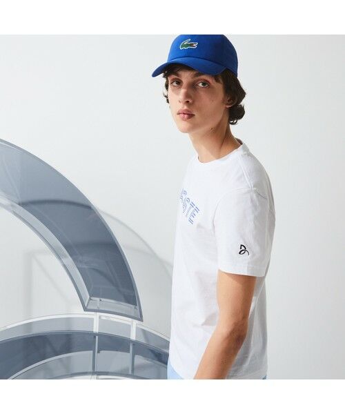 LACOSTE / ラコステ Tシャツ | 「ノバク・ジョコビッチ」ネームレタードTシャツ | 詳細1