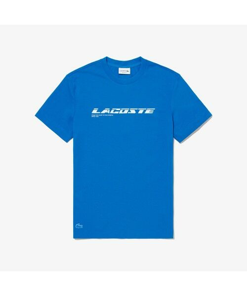 LACOSTE / ラコステ Tシャツ | エコ鹿の子地グラフィックネームロゴTシャツ | 詳細8
