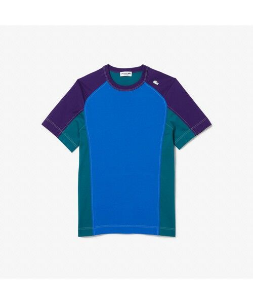 LACOSTE / ラコステ Tシャツ | 配色パネル切り替えクルーネックTシャツ | 詳細5