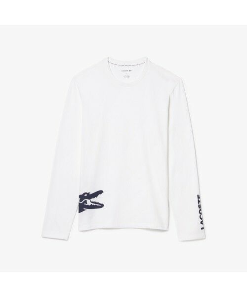 LACOSTE / ラコステ Tシャツ | ビッグクロックプリントＴシャツ | 詳細1