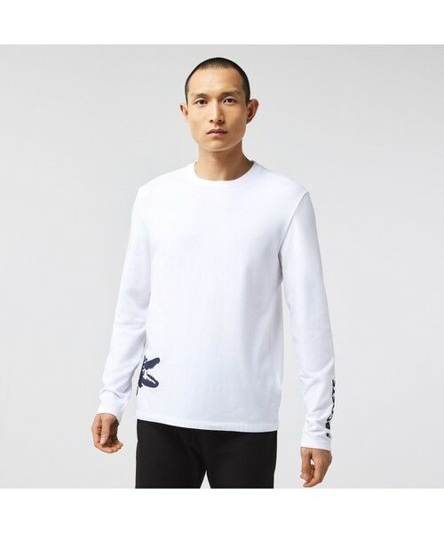 LACOSTE / ラコステ Tシャツ | ビッグクロックプリントＴシャツ | 詳細4