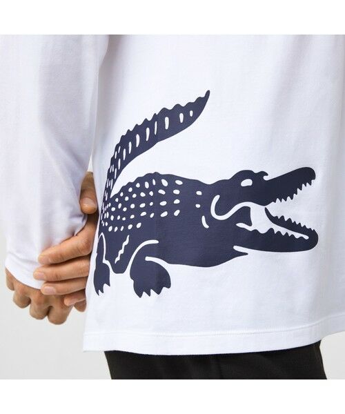 LACOSTE / ラコステ Tシャツ | ビッグクロックプリントＴシャツ | 詳細6