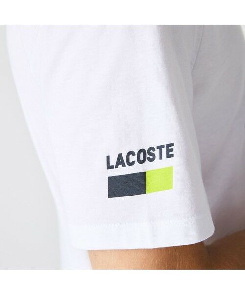 LACOSTE / ラコステ Tシャツ | グラフィックプリントコットンジャージTシャツ | 詳細4