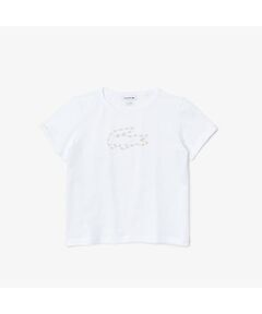 カラフルドットクロック　ガールズTシャツ