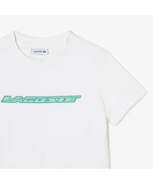 LACOSTE / ラコステ Tシャツ | BOYS グラフィカルブランドネームロゴTシャツ | 詳細5