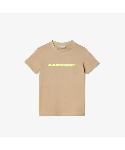 LACOSTE / ラコステ Tシャツ | BOYS グラフィカルブランドネームロゴTシャツ | 詳細9