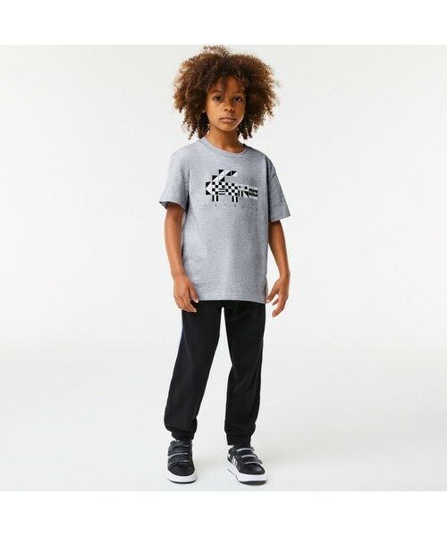 LACOSTE / ラコステ Tシャツ | KIDSシグナルフラッグクロックTシャツ | 詳細1