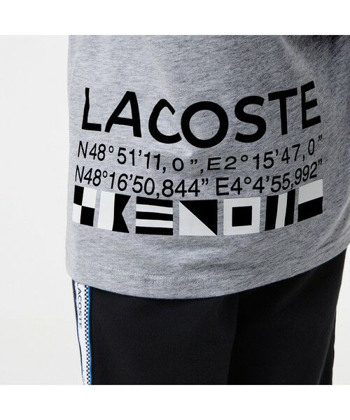 LACOSTE / ラコステ Tシャツ | KIDSシグナルフラッグクロックTシャツ | 詳細3