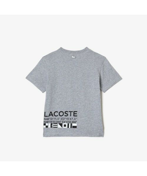 LACOSTE / ラコステ Tシャツ | KIDSシグナルフラッグクロックTシャツ | 詳細5