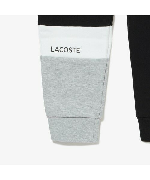 LACOSTE / ラコステ チノ・ワークパンツ | トリコロールカラーブロックKIDSスウェットパンツ | 詳細10