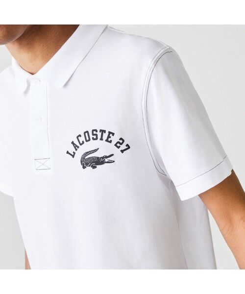 LACOSTE / ラコステ ポロシャツ | カレッジロゴプリントポロシャツ | 詳細5