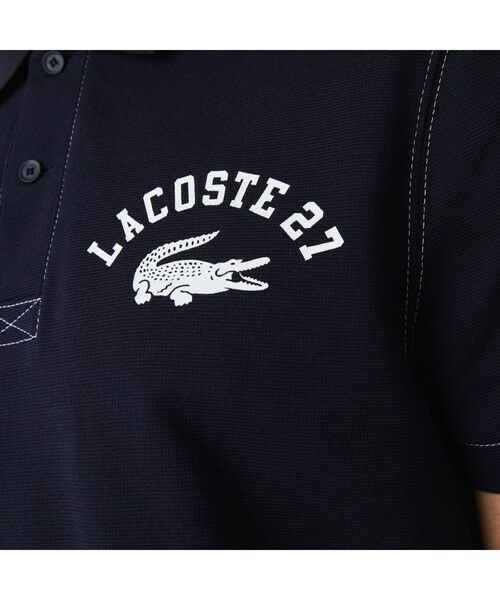 LACOSTE / ラコステ ポロシャツ | カレッジロゴプリントポロシャツ | 詳細13