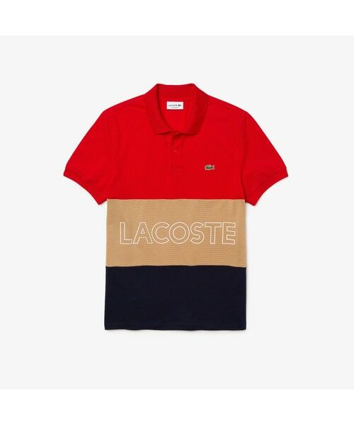 LACOSTE / ラコステ ポロシャツ | ウルトラライトコットン カラーブロックポロシャツ | 詳細4