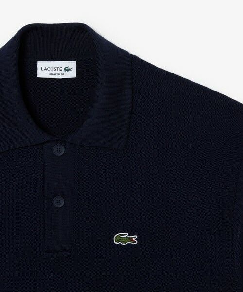 LACOSTE / ラコステ ニット・セーター | ミックスストライプニットポロシャツ | 詳細3