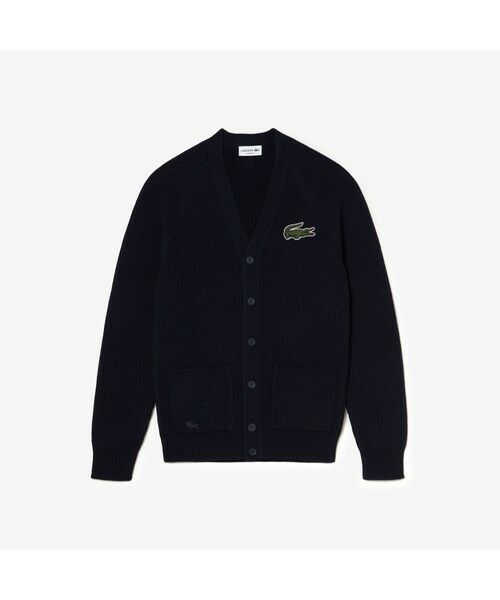 LACOSTE / ラコステ ニット・セーター | オーガニックコットンヘリテージVネックカーディガン | 詳細4