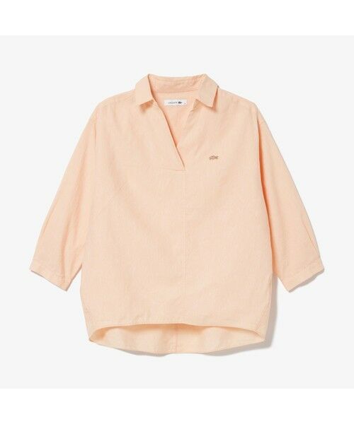 LACOSTE / ラコステ シャツ・ブラウス | リネンコットンスキッパーネックシャツ | 詳細19