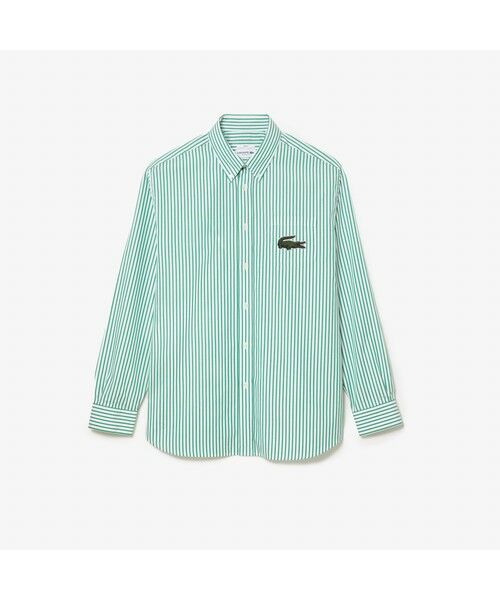 LACOSTE / ラコステ シャツ・ブラウス | チョークストライプリラックスフィットボタンダウンシャツ | 詳細3