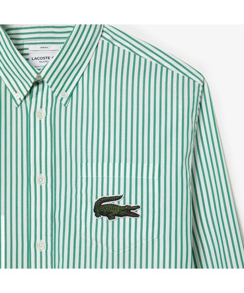 LACOSTE / ラコステ シャツ・ブラウス | チョークストライプリラックスフィットボタンダウンシャツ | 詳細4