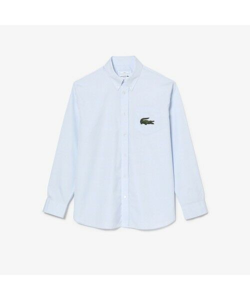 LACOSTE / ラコステ シャツ・ブラウス | チョークストライプリラックスフィットボタンダウンシャツ | 詳細11