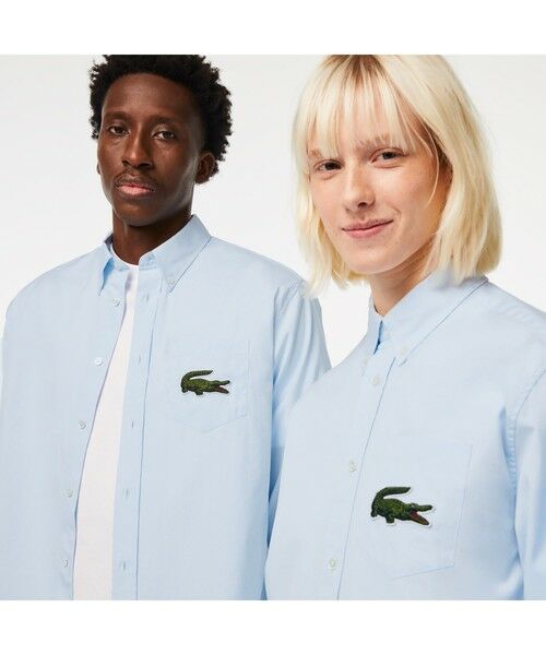 LACOSTE / ラコステ シャツ・ブラウス | チョークストライプリラックスフィットボタンダウンシャツ | 詳細8