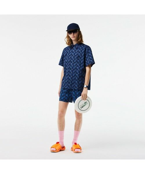 LACOSTE / ラコステ シャツ・ブラウス | トーナルカラーリング総柄シャツ | 詳細6